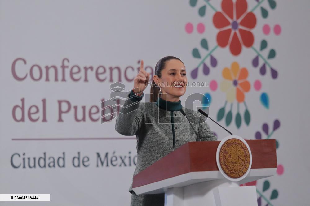 President Claudia Sheinbaum Holds Briefing - Mexico