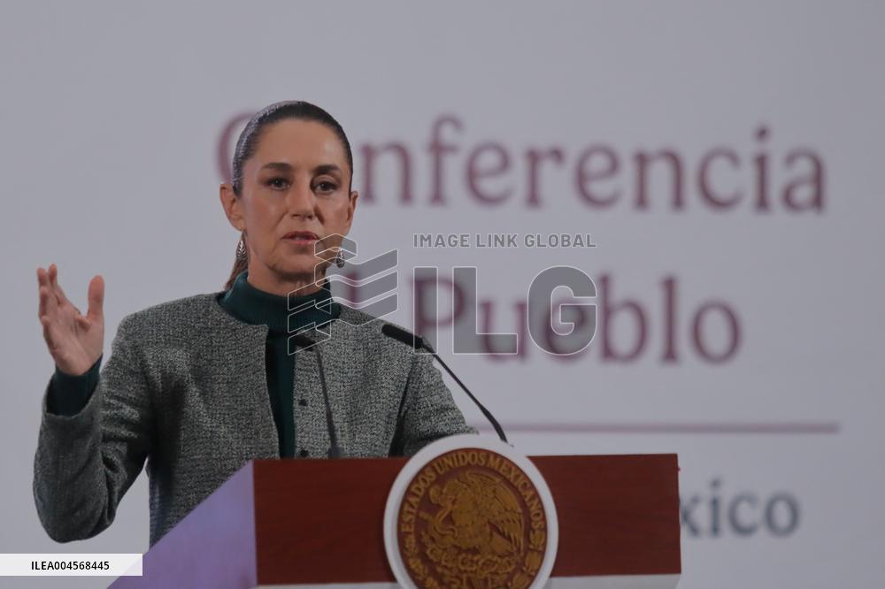 President Claudia Sheinbaum Holds Briefing - Mexico