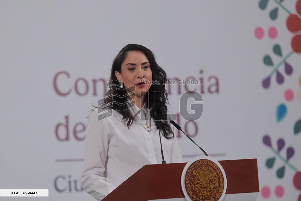 President Claudia Sheinbaum Holds Briefing - Mexico