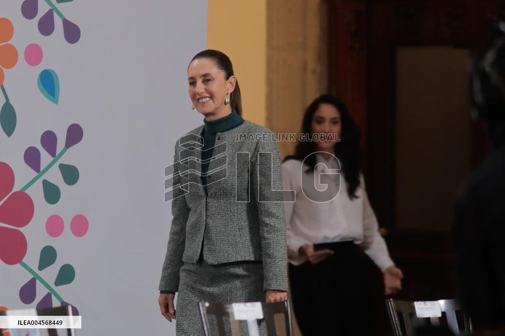 President Claudia Sheinbaum Holds Briefing - Mexico