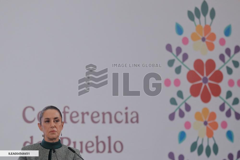 President Claudia Sheinbaum Holds Briefing - Mexico