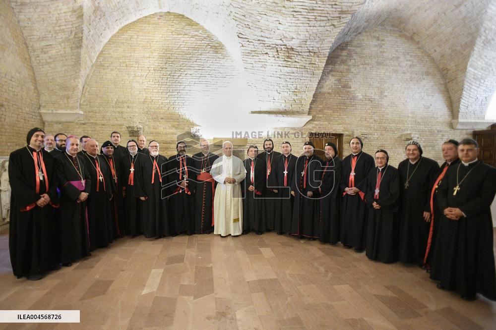 Pope Leo XIV Meets Members of the Synod of the Patriarchal Church of Antioch - Vatican