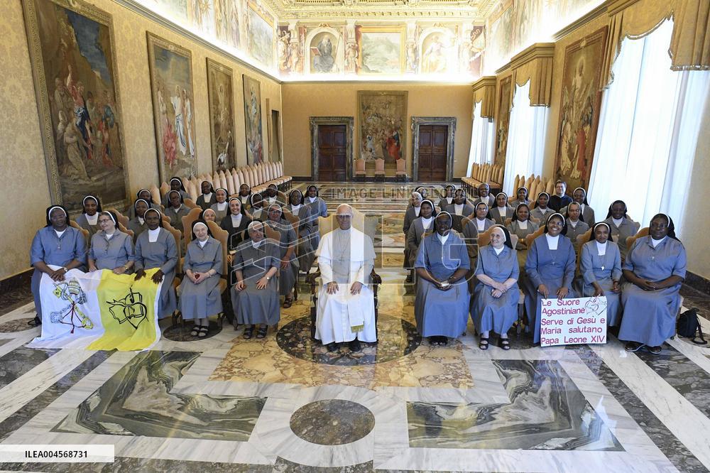 Pope Leo XIV Receives in Private Audience - Vatican