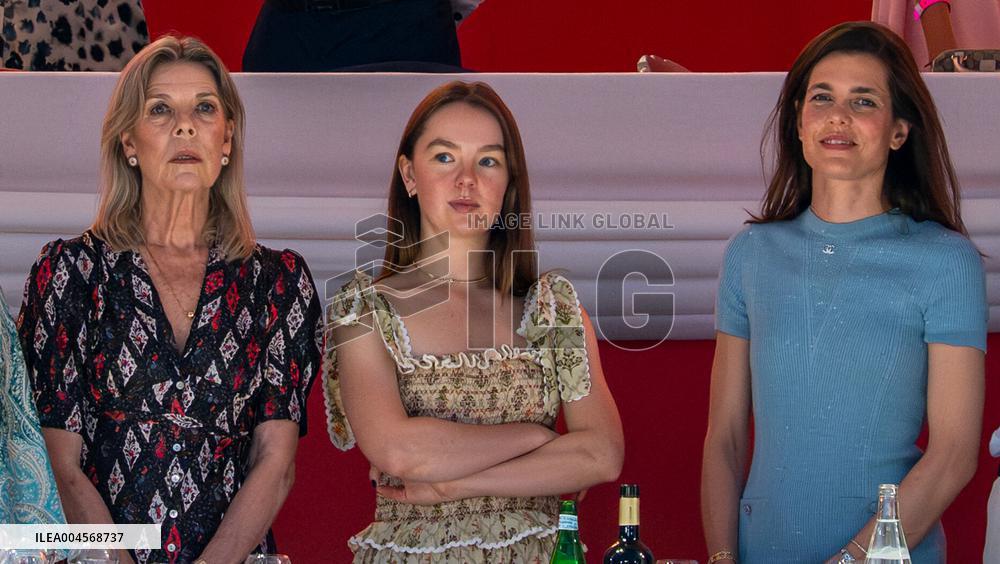 NO TABLOIDS -  Royals At The Longines Jumping International of Monte-Carlo