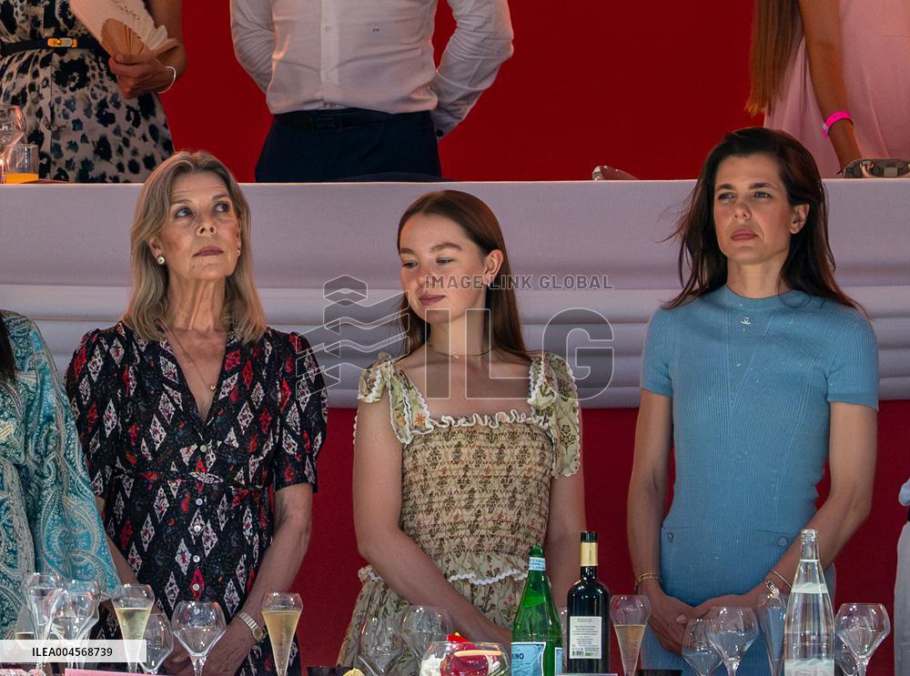 NO TABLOIDS -  Royals At The Longines Jumping International of Monte-Carlo