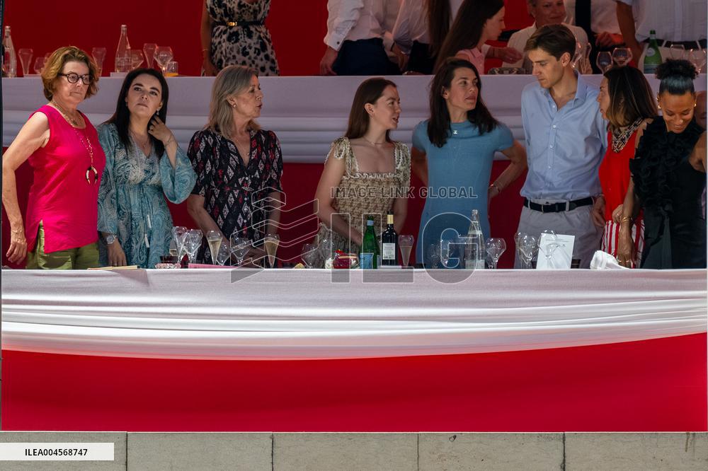 NO TABLOIDS -  Royals At The Longines Jumping International of Monte-Carlo