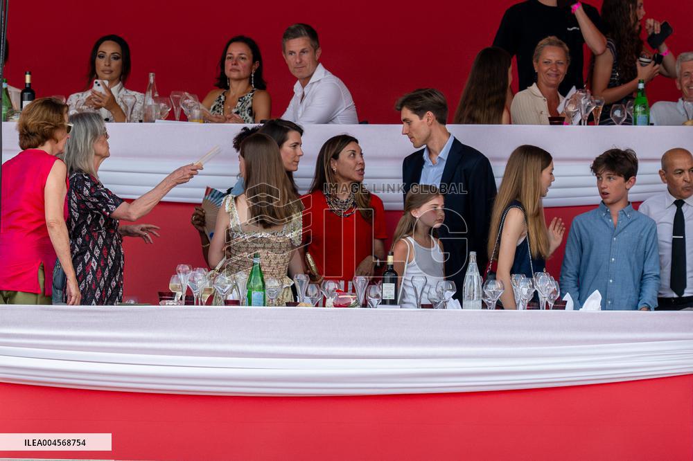 NO TABLOIDS -  Royals At The Longines Jumping International of Monte-Carlo