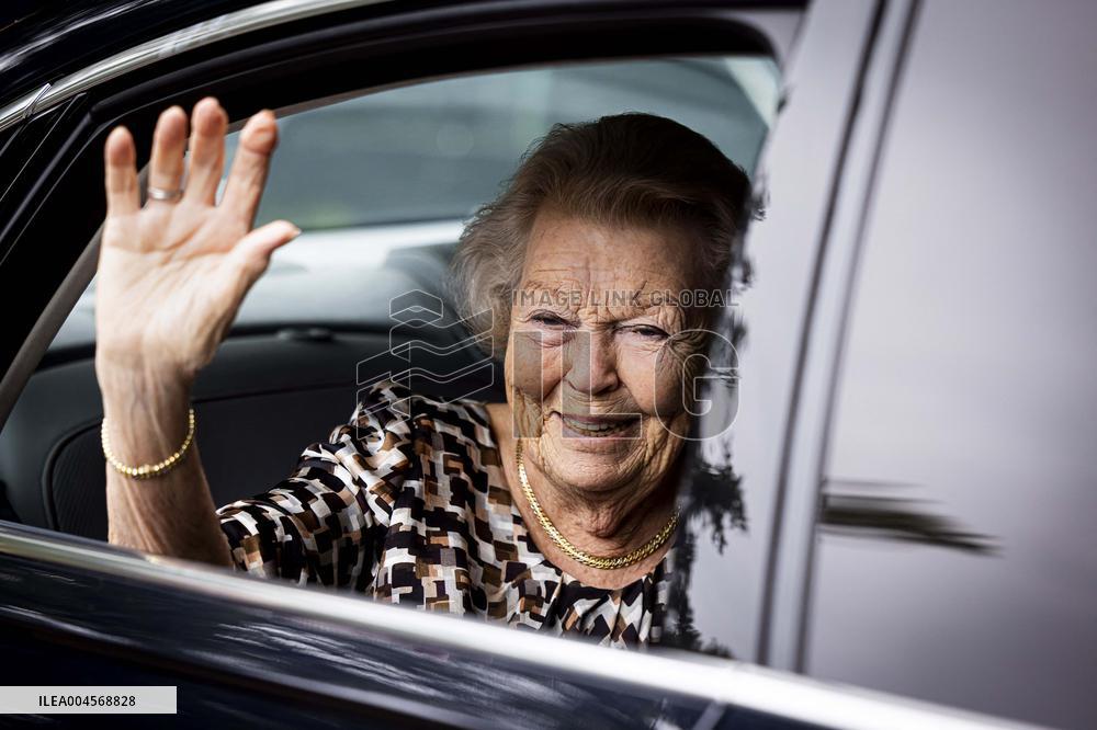 Princess Beatrix At 60th Anniversary Of Foundation For Horse Riding For Disabled People - The Hague