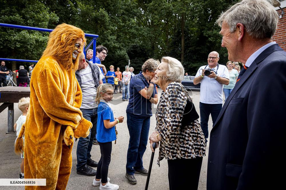 Princess Beatrix At 60th Anniversary Of Foundation For Horse Riding For Disabled People - The Hague