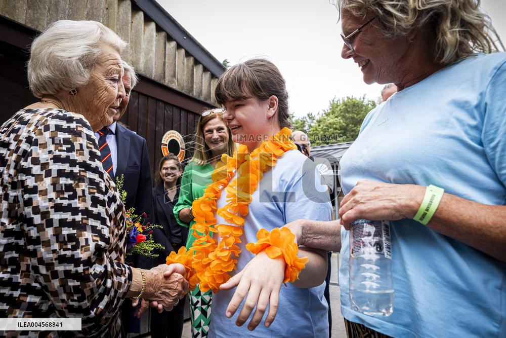 Princess Beatrix At 60th Anniversary Of Foundation For Horse Riding For Disabled People - The Hague