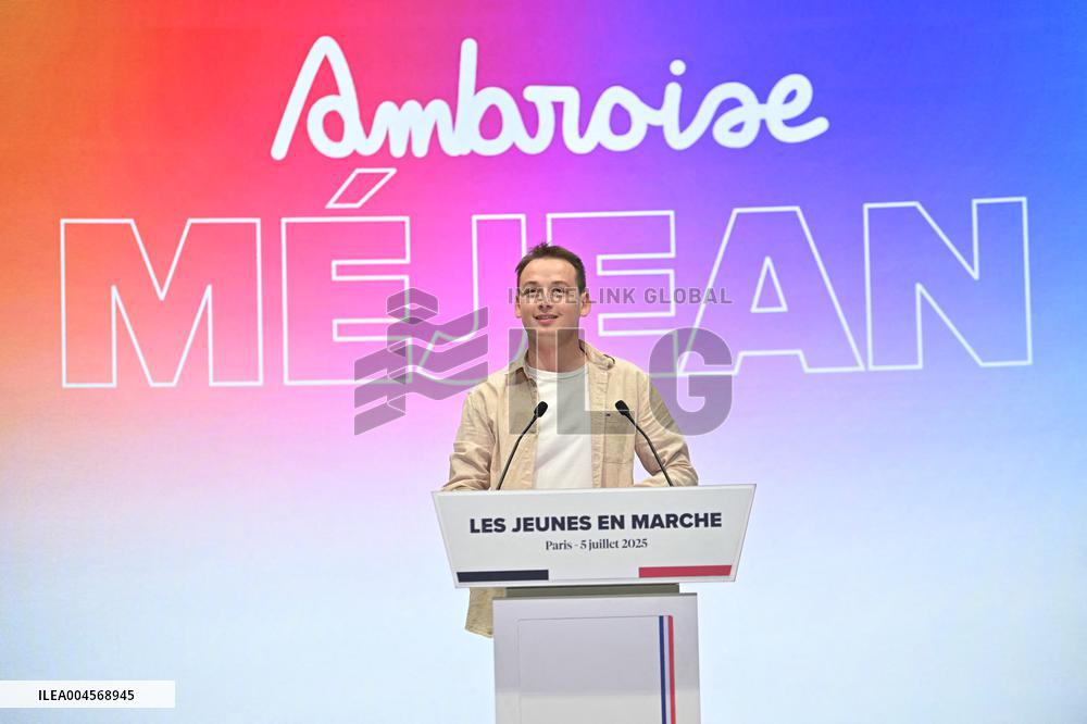 Emmanuel Macron At 10th Anniversary Of Jeunes Avec Macron - Paris