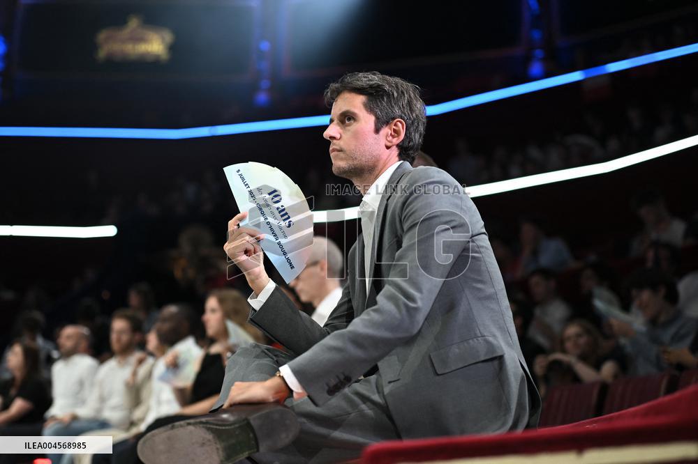 Emmanuel Macron At 10th Anniversary Of Jeunes Avec Macron - Paris