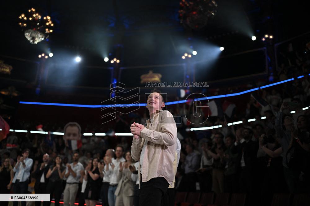 Emmanuel Macron At 10th Anniversary Of Jeunes Avec Macron - Paris