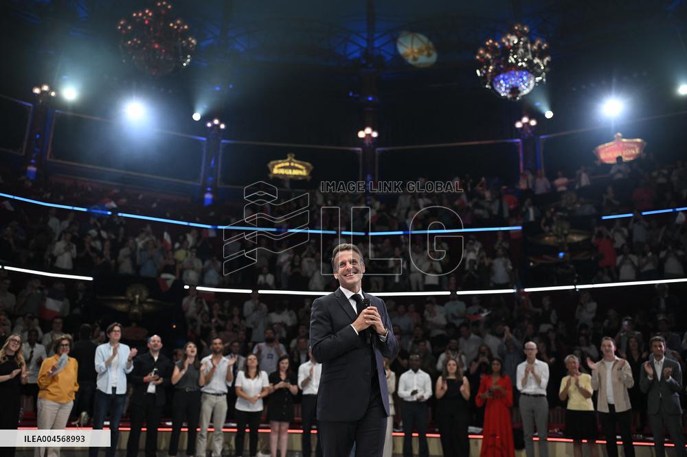 Emmanuel Macron At 10th Anniversary Of Jeunes Avec Macron - Paris