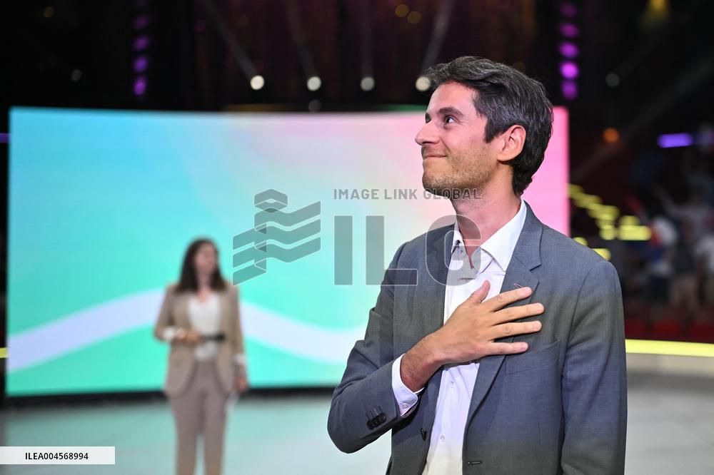 Emmanuel Macron At 10th Anniversary Of Jeunes Avec Macron - Paris