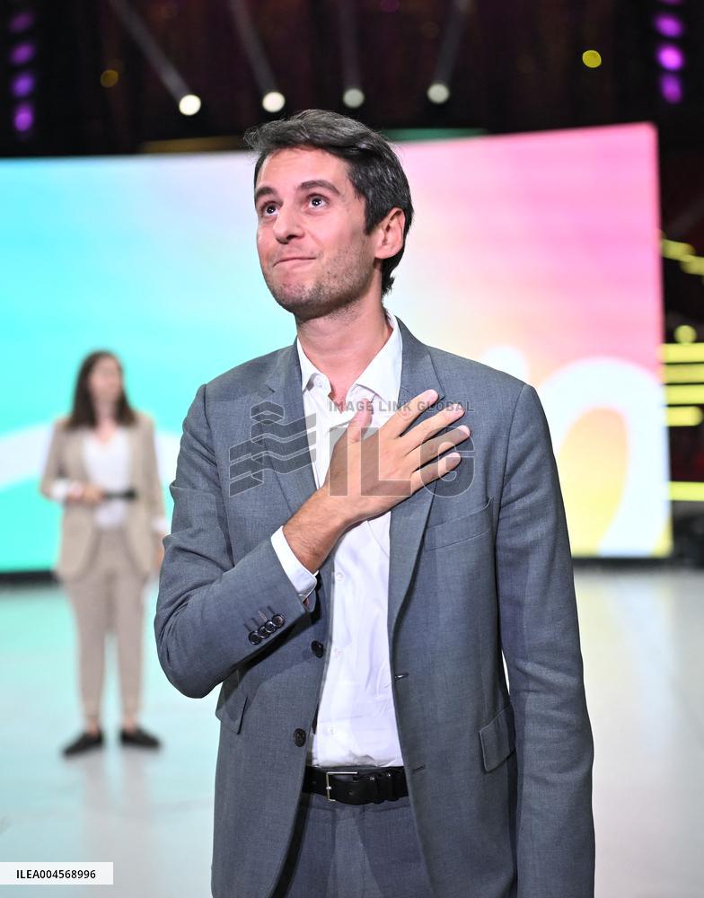 Emmanuel Macron At 10th Anniversary Of Jeunes Avec Macron - Paris