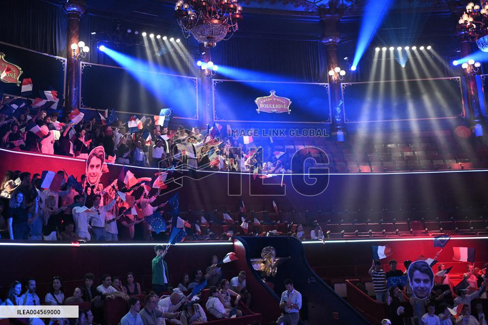 Emmanuel Macron At 10th Anniversary Of Jeunes Avec Macron - Paris