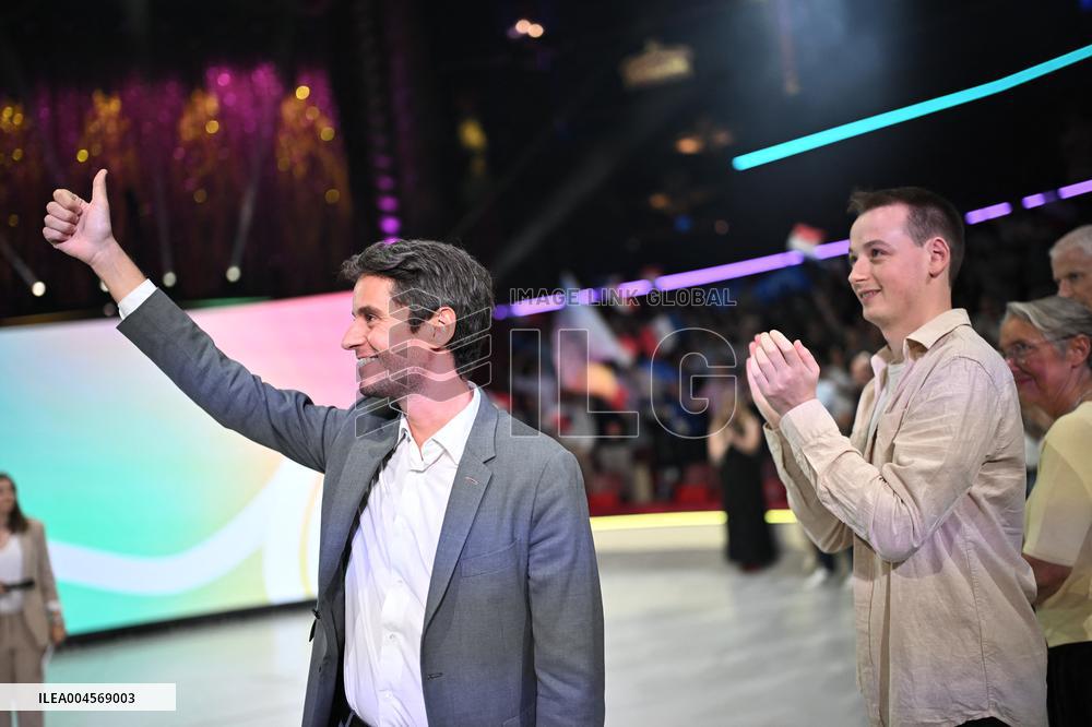 Emmanuel Macron At 10th Anniversary Of Jeunes Avec Macron - Paris