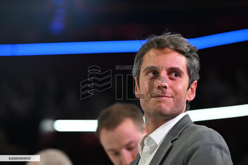 Emmanuel Macron At 10th Anniversary Of Jeunes Avec Macron - Paris