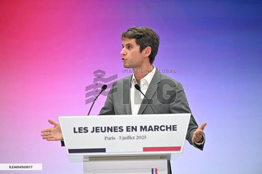 Emmanuel Macron At 10th Anniversary Of Jeunes Avec Macron - Paris