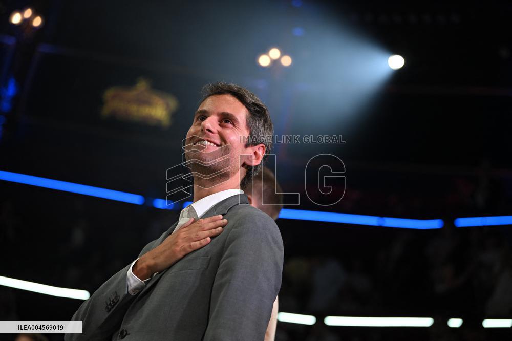 Emmanuel Macron At 10th Anniversary Of Jeunes Avec Macron - Paris