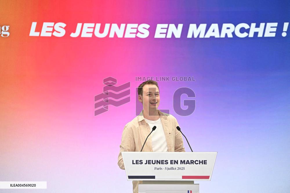 Emmanuel Macron At 10th Anniversary Of Jeunes Avec Macron - Paris