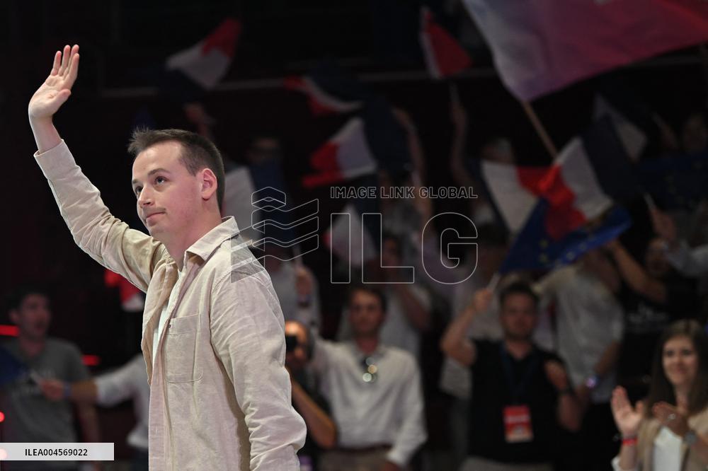 Emmanuel Macron At 10th Anniversary Of Jeunes Avec Macron - Paris