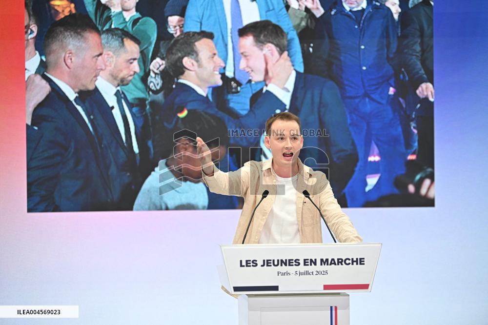 Emmanuel Macron At 10th Anniversary Of Jeunes Avec Macron - Paris
