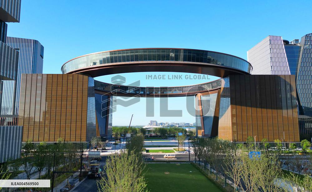 Giant Circular Building in Shanghai