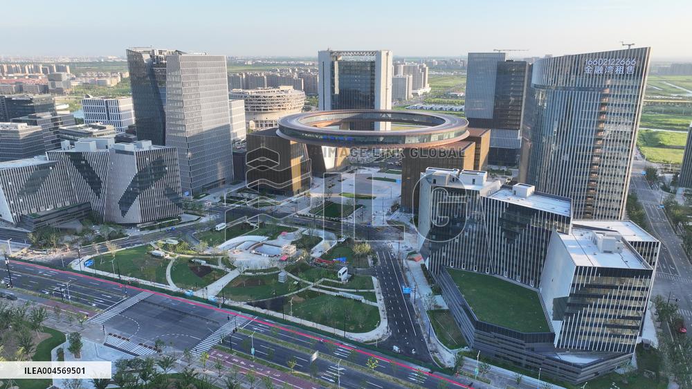 Giant Circular Building in Shanghai