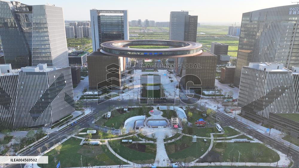 Giant Circular Building in Shanghai