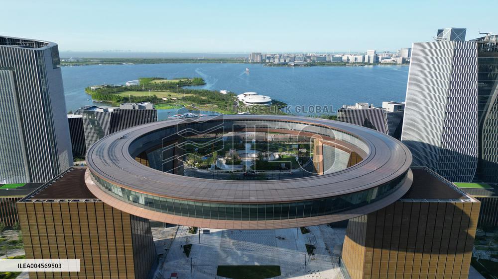 Giant Circular Building in Shanghai
