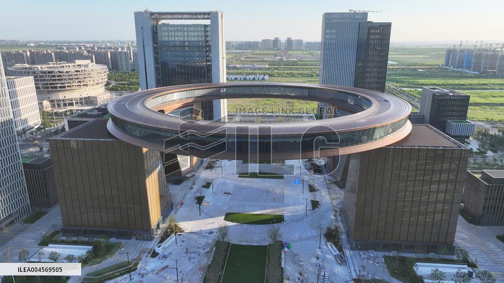 Giant Circular Building in Shanghai