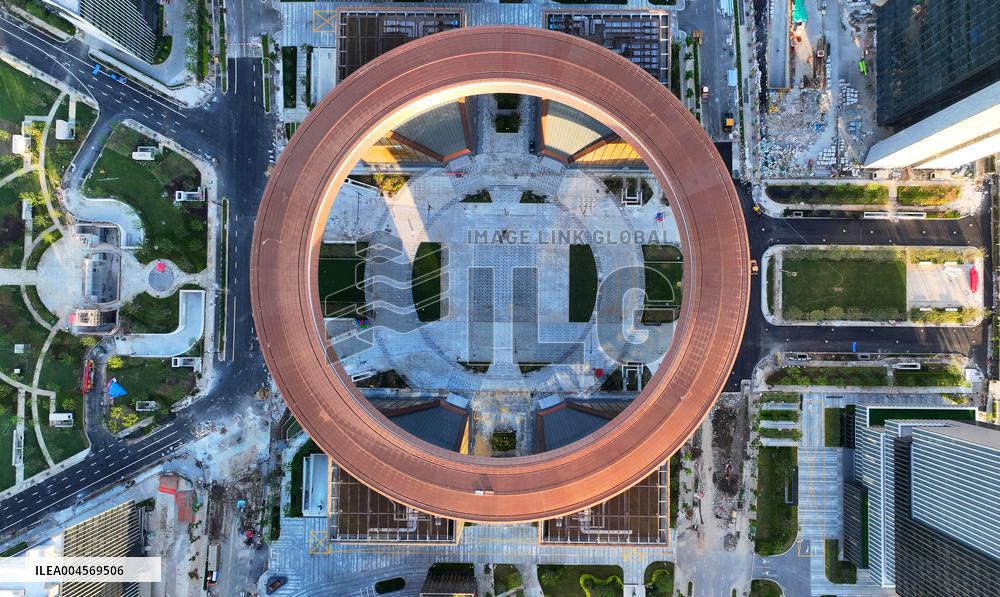 Giant Circular Building in Shanghai
