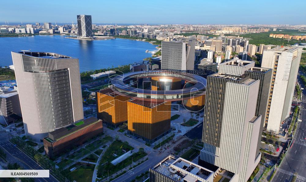 Giant Circular Building in Shanghai