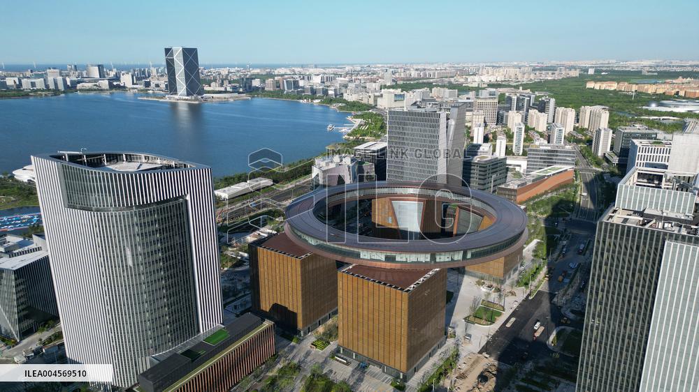 Giant Circular Building in Shanghai