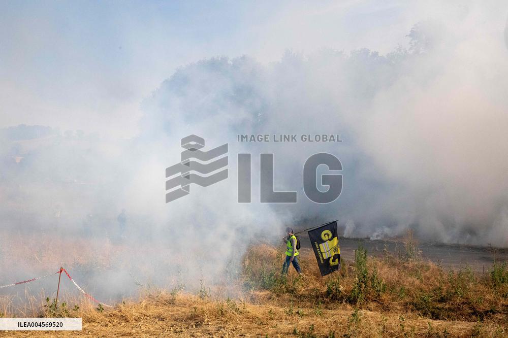 Demonstration Against Motorway Construction - Toulouse