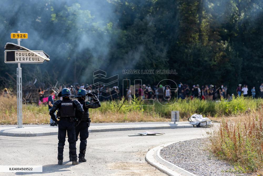 Demonstration Against Motorway Construction - Toulouse
