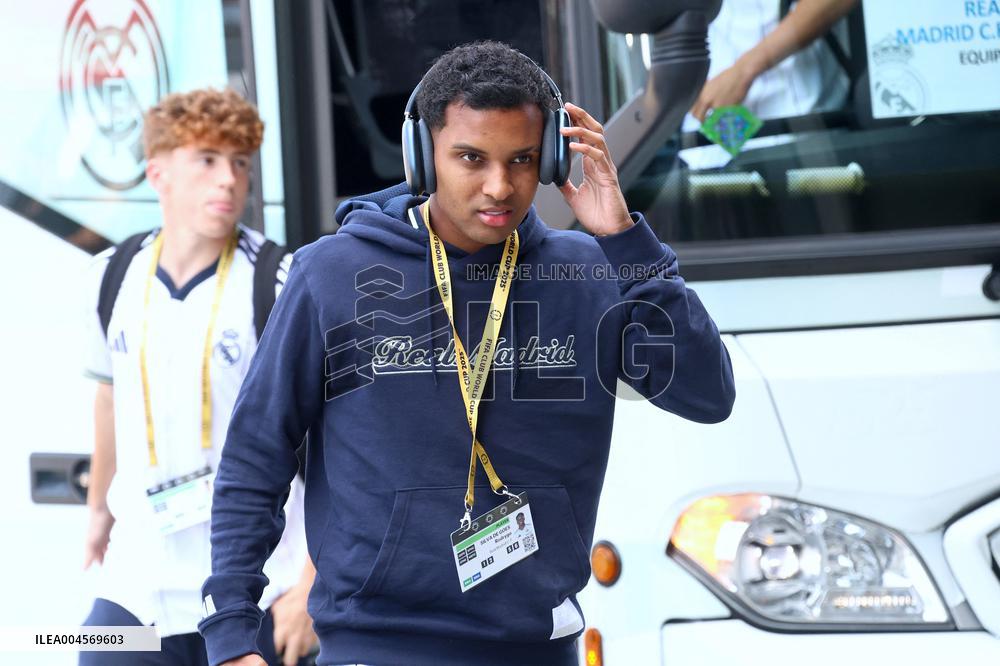 Real Madrid vs Dortmund - Arrival - FIFA Club World Cup - New Jersey