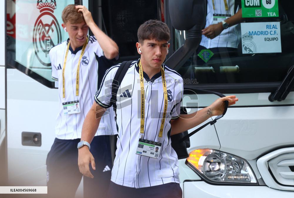Real Madrid vs Dortmund - Arrival - FIFA Club World Cup - New Jersey