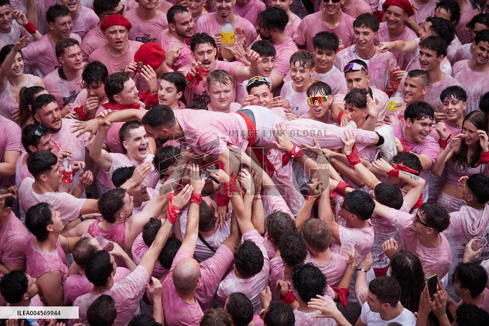 Chupinazo of San Fermin 2025 - Spain