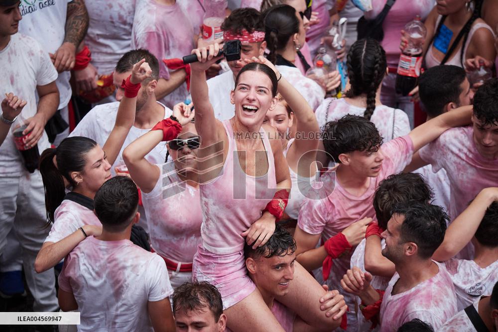 Chupinazo of San Fermin 2025 - Spain