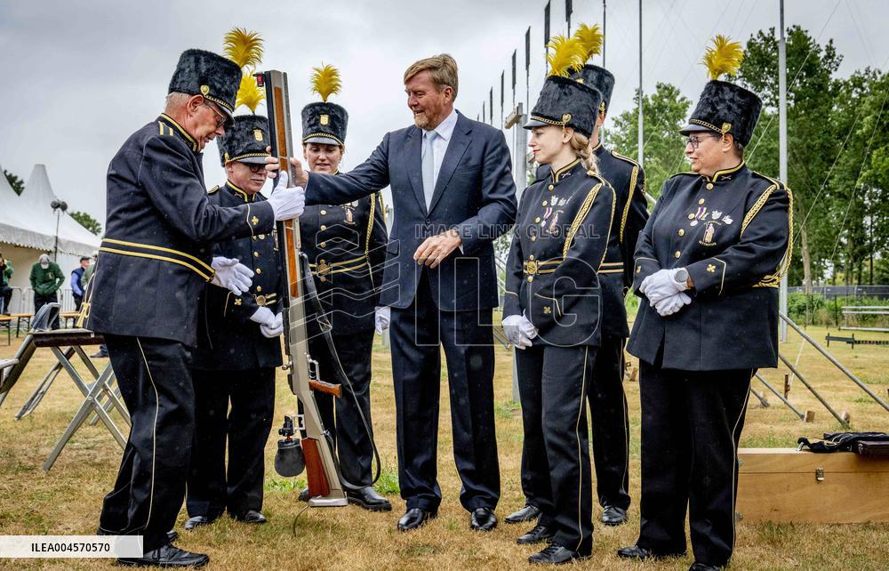 The King Opens the Old Limburg Archers Festival - Netherlands