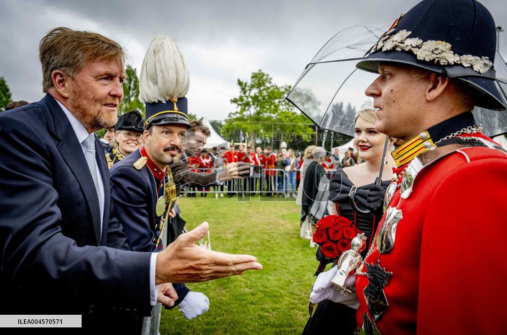 The King Opens the Old Limburg Archers Festival - Netherlands