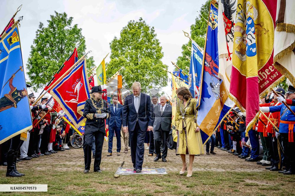 The King Opens the Old Limburg Archers Festival - Netherlands
