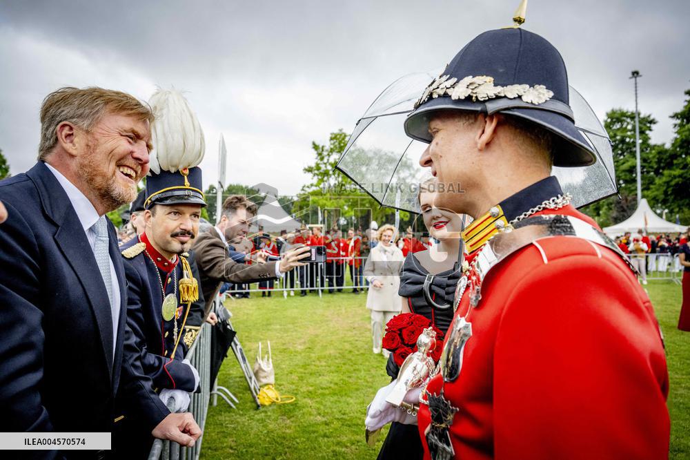 The King Opens the Old Limburg Archers Festival - Netherlands