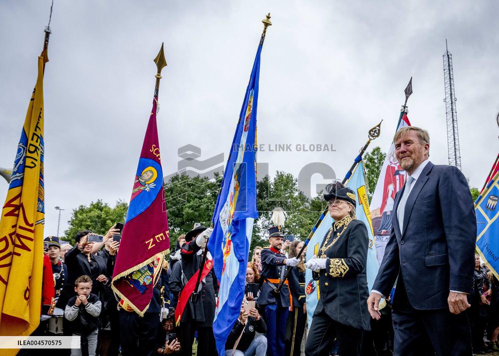 The King Opens the Old Limburg Archers Festival - Netherlands