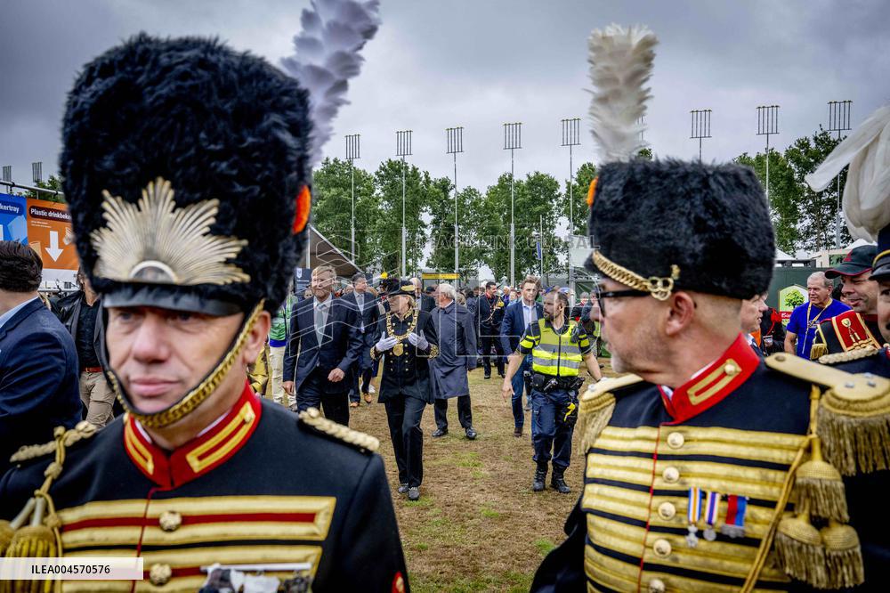 The King Opens the Old Limburg Archers Festival - Netherlands