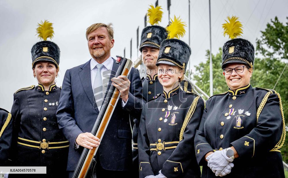 The King Opens the Old Limburg Archers Festival - Netherlands