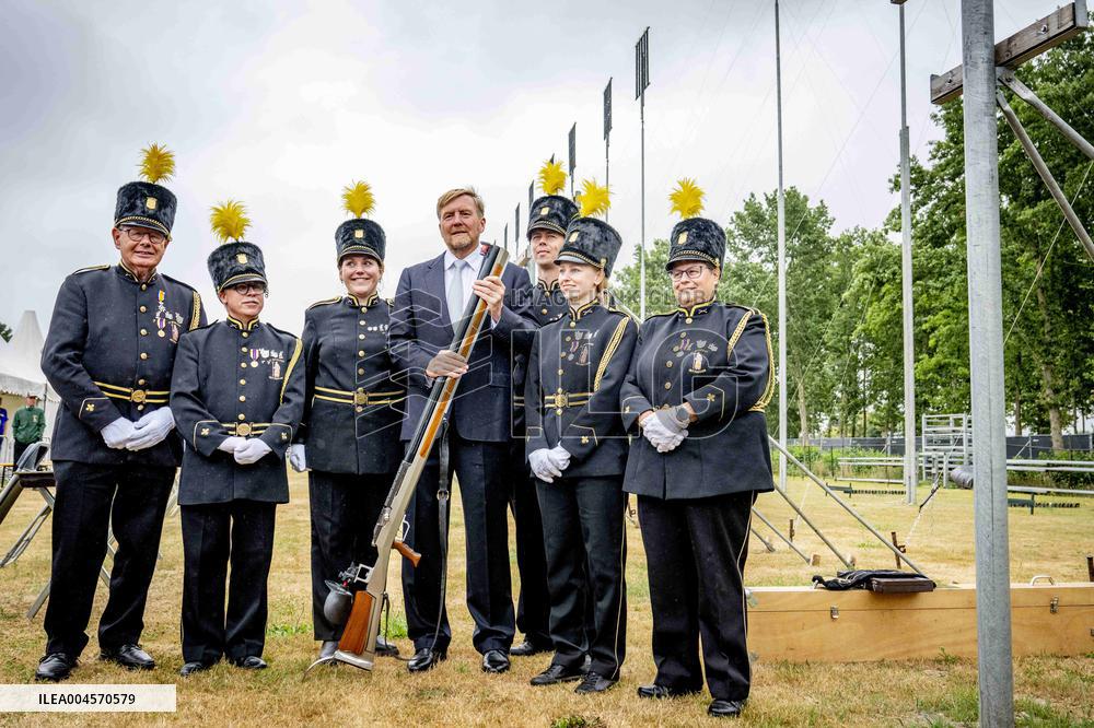 The King Opens the Old Limburg Archers Festival - Netherlands